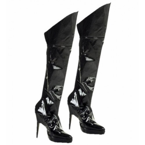 CUBRE BOTAS VINILO ALTA NEGRA