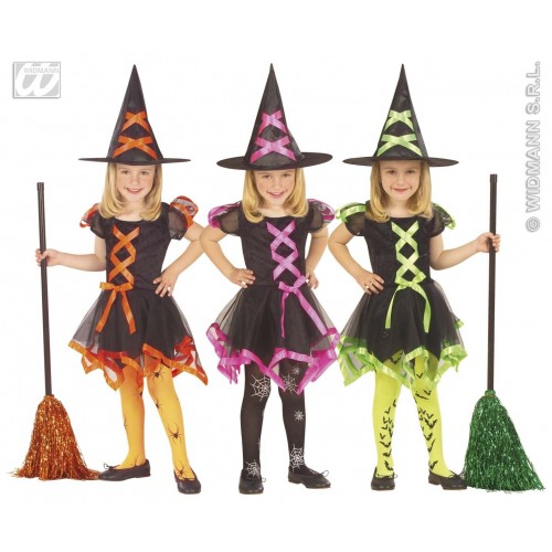 DISFRAZ 3A4/4A5AÑO BRUJA TUL HALLOWEEN