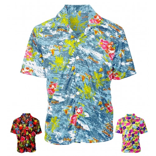 $D CAMISA T-M/L HOMBRE HAWAIANO 3COL
