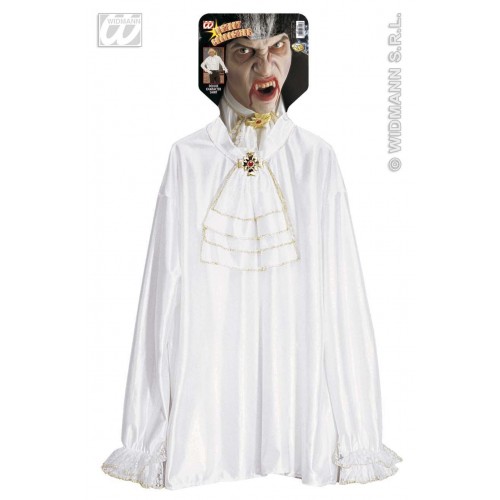 $D% CAMISA CHORRERA T-XL BLANCA VAMPIRO