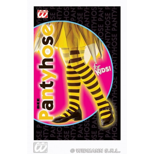 $D MEDIAS PANTYS RAYA AMARILLO/NEGRO INF