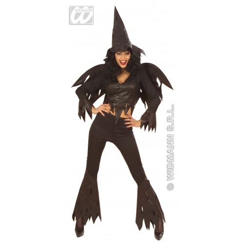 $D$ DISFRAZ ADOLESCENTE BRUJA NEGRA