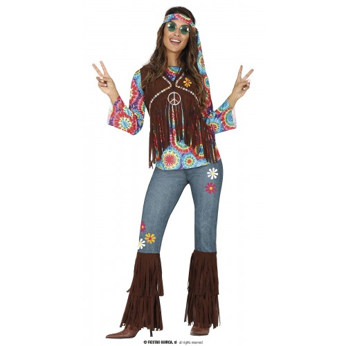  DISFRAZ T-XL HIPPIE MARGARITAS