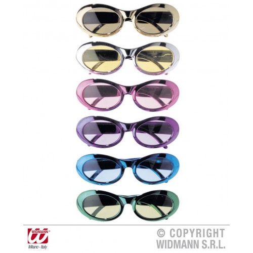 $D GAFAS REDONDAS METAL 6COL.SURT