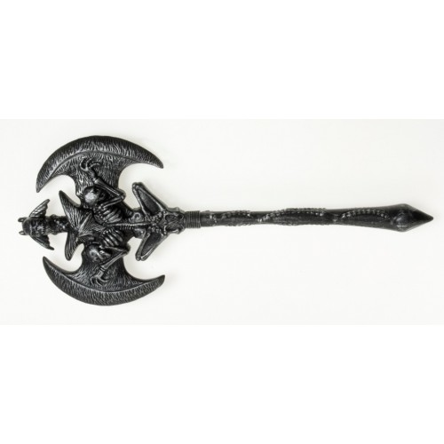   HACHA DOBLE PLATA  MONSTRUOS 53CMS