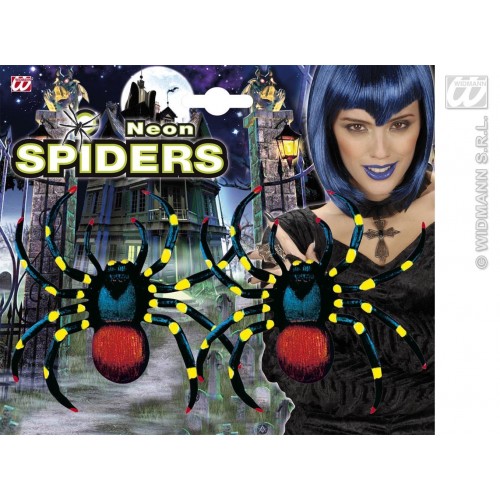 2/U ARAÑA NEON HALLOWEEN