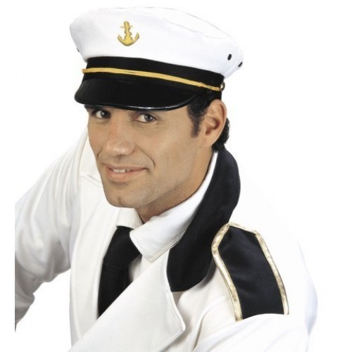 GORRA MARINERO BLANCA C/ANCLA