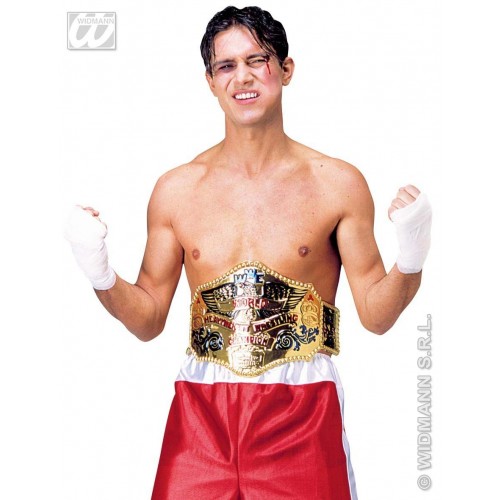 CINTURON PLASTICO CAMPEON BOXEO LUCHADOR