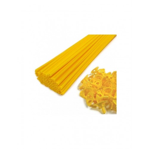 100 VARILLAS SOPORTES HG6004 AMARILLAS