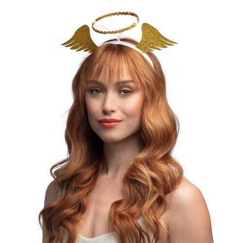 DIADEMA ANGEL CON ALAS ORO