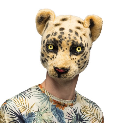 MASCARA PELUCHE LEOPARDO