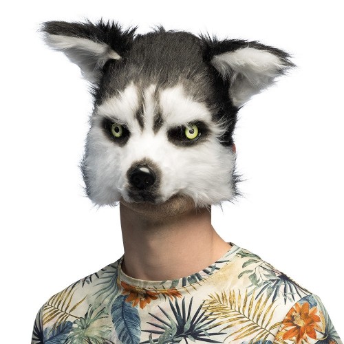 MASCARA PELUCHE PERRO HUSKY