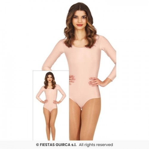  MALLA BODY T-L C/MANGA COLOR CARNE