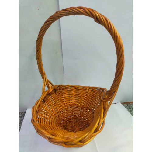   CESTA NARANJA OVALADA GD