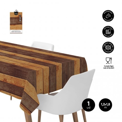   MANTEL TABLON MADERA 1,20X1,80MT