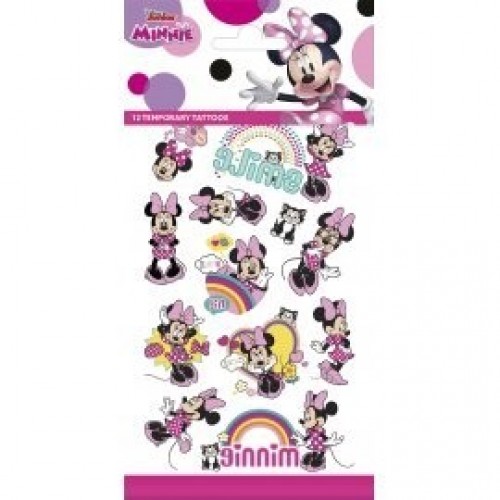   12 TATUAJE CALCOMANIA MINNIE MOUSE