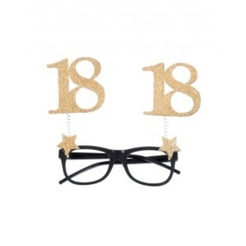 GAFAS ANTENA N18 GLITTER ORO
