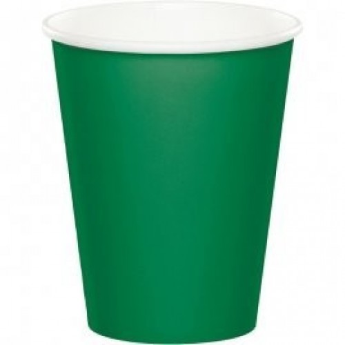   8 VASOS CARTON V.ESMERALDA 250ML