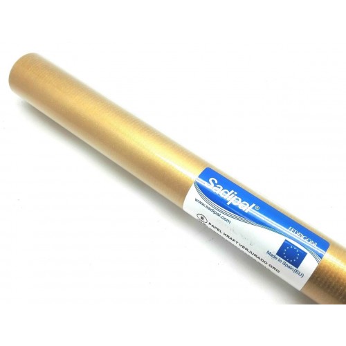   ROLLO KRAFT VERJURADO ORO 1X3MT