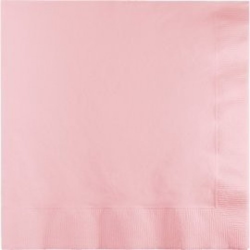   20 SERVILLETAS ROSA PASTEL 33CM
