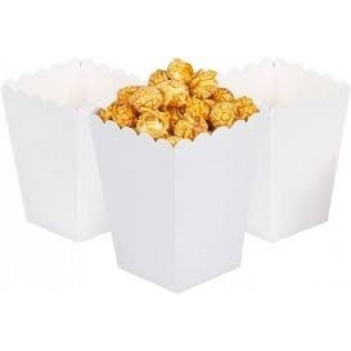   CAJA P/PALOMITAS ALTA BLANCA 12CM