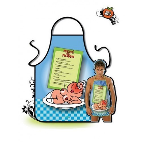 DELANTAL MENU DEL NOVIO