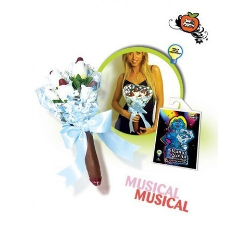 RAMO NOVIA MUSICAL FLUORECENTE PENE TUL
