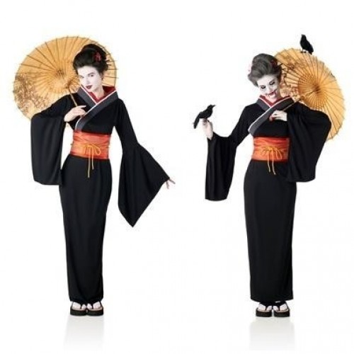  DISFRAZ T-M/L GEISHA NEGRO