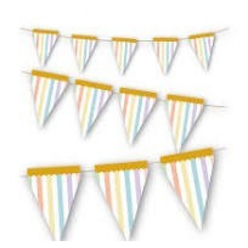   BANDERIN TRIANG. PASTEL CELEBR 3MT