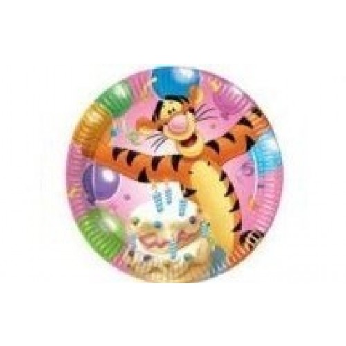 6 PLATOS WINNIE POOH LICIOUS 23CM