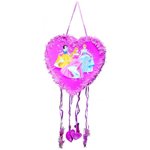$E PIÑATA FORMA CORAZON PRINCESA MAGIC