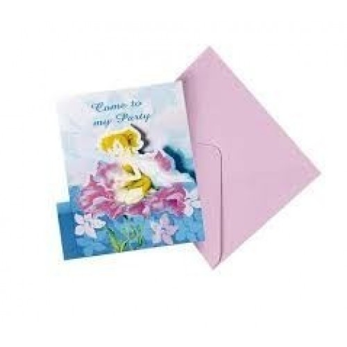 6 INVITACIONES  C/SOBRE FAIRIES
