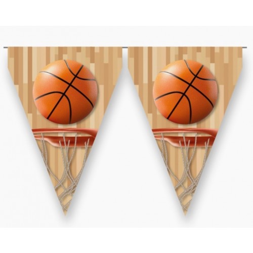   BANDERIN TRIANG. BALONCESTO 3MT