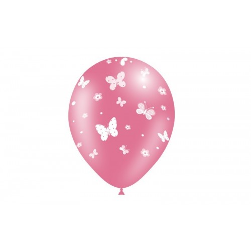   8 GLOBOS 11" 11241 MARIPOSAS
