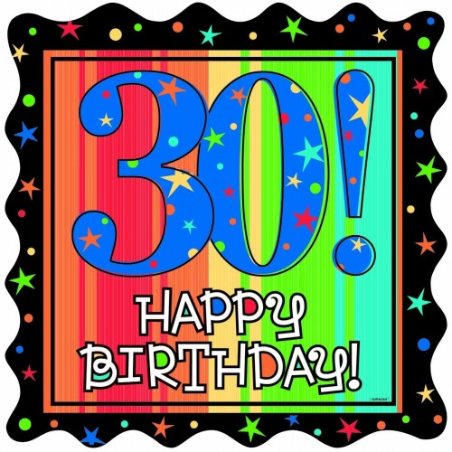 SILUETA CUADRADA N30 CUMPLEAÑO