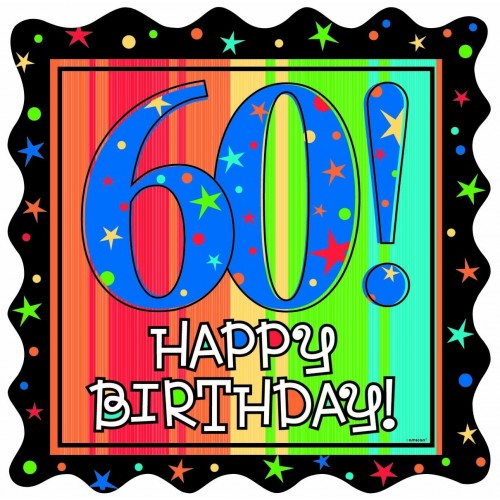 SILUETA CUADRADA N60 CUMPLEAÑO