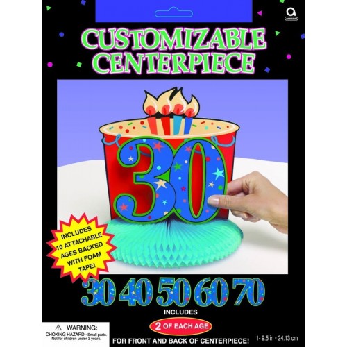 CENTRO MESA PERSON.TARTA CUMPLEAÑO