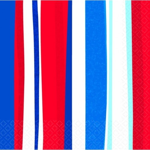 PAQ.16/U SERV.25 3/C RAYAS ROJO/AZUL
