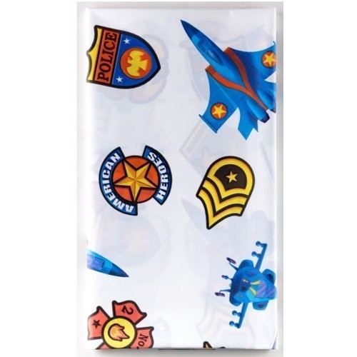 MANTEL PLASTICO HEROES AMERICANOS 137X25