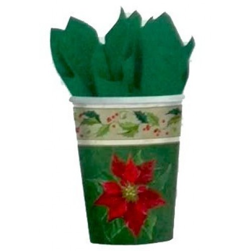 $PAQ.8/U VASO PASCUA ROJA 266ML