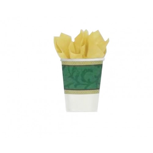 $PAQ.8/U VASO ACEBO VERDE 266ML