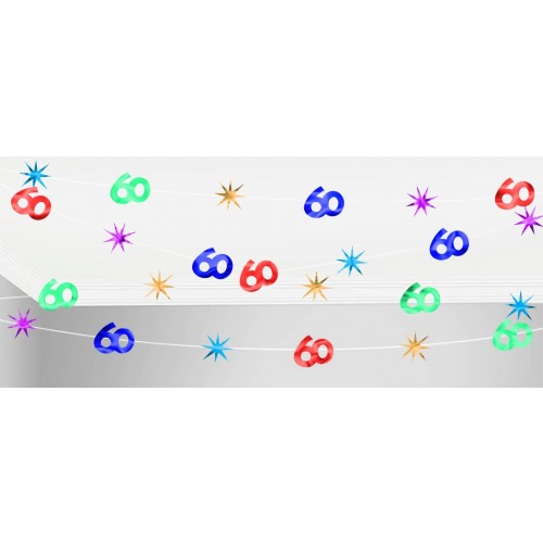 GUIRNALDA TECHO TIRAS N60 MULTICOLOR