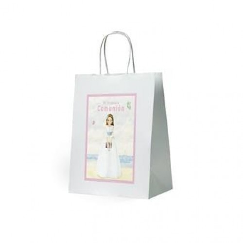 BOLSA COMUNION PLAYA NIÑA 15X21CM