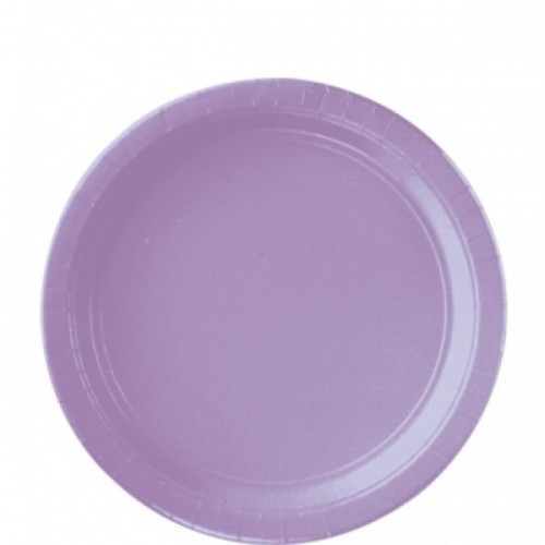 $  20 PLATOS PLASTICO VIOLETA  26CM
