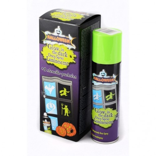 8 PLANTILLAS SPRAY LUMINISCENTE 150ML