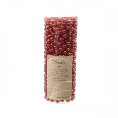   TUBO GUIRNALDA BOLA ROJA 8MMX10MT