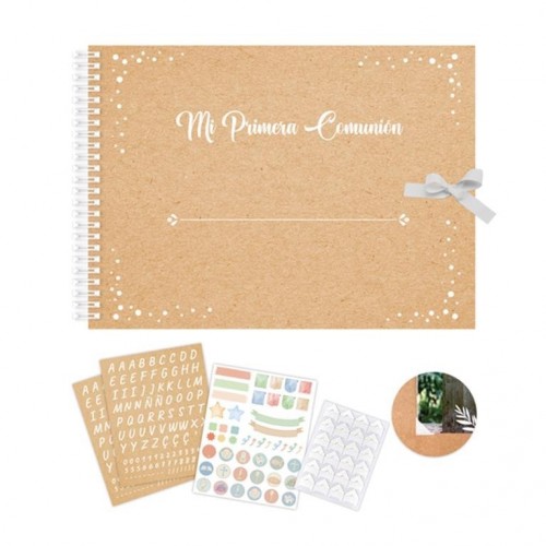 LIBRO COMUNION NATURA TOPOS 27,5X23CM