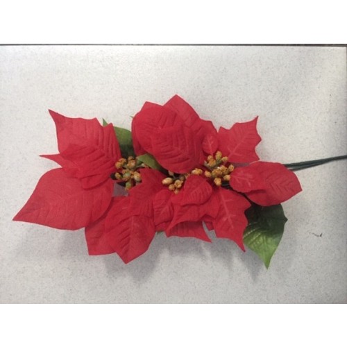 RAMO 3 FLORES PASCUA ROJA