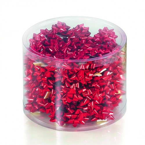   CAJA 100/U COCA 5MM METALIZADA ROJA