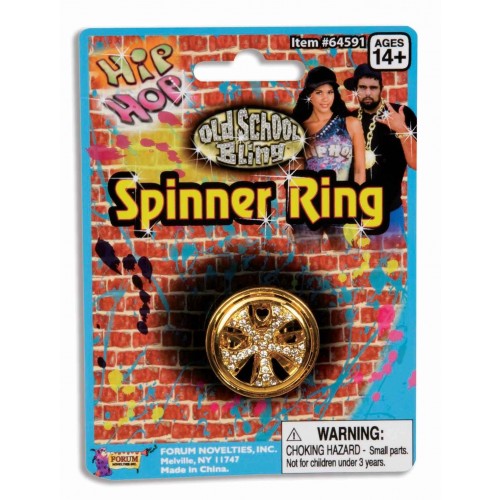 ANILLO HIP HOP RUEDA ESTRELLA STRASS